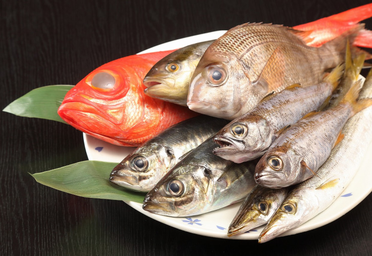 料理長が網代市場、沼津市場で水上げした地の魚を利用